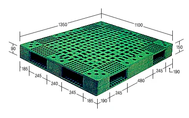 通用叉车双面托盘 NLP1350